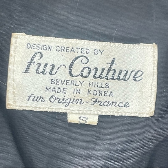 Vtg Fur Couture Beverly Hills Patchwork Fur Coat Luxury Boho Winter Statement Sm - Picture 2 of 13